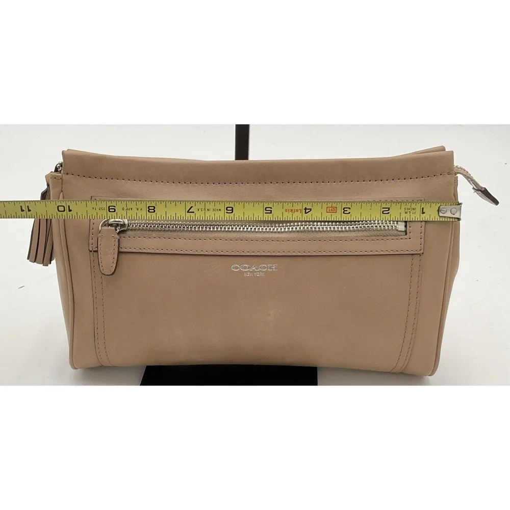 Coach beige leather